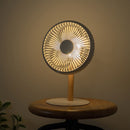 ミニリビングファンLEDライト付 オフホワイト PBAF003-OW メーカー直送▼返品・キャンセル不可【他商品との同時購入不可】