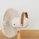 ミニリビングファンLEDライト付 オフホワイト PBAF003-OW メーカー直送▼返品・キャンセル不可【他商品との同時購入不可】