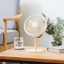 ミニリビングファンLEDライト付 オフホワイト PBAF003-OW メーカー直送▼返品・キャンセル不可【他商品との同時購入不可】