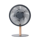 ミニリビングファンLEDライト付 グレー PBAF003-DG メーカー直送▼返品・キャンセル不可【他商品との同時購入不可】