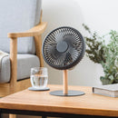 ミニリビングファンLEDライト付 グレー PBAF003-DG メーカー直送▼返品・キャンセル不可【他商品との同時購入不可】