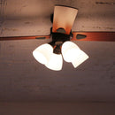 シーリングファン 4灯 ブラック BIG-101-BK メーカー直送▼返品・キャンセル不可【他商品との同時購入不可】