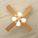 シーリングファン 4灯 ホワイト BIG-101-BK メーカー直送▼返品・キャンセル不可【他商品との同時購入不可】