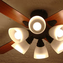 シーリングファン6灯 ブラック BIG-102-BK メーカー直送▼返品・キャンセル不可【他商品との同時購入不可】