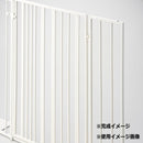 ペットゲート ストライプ 扉タイプ ミルク S23-0651 メーカー直送 ▼返品・キャンセル不可【他商品との同時購入不可】