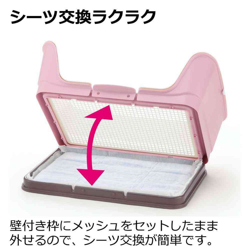 お掃除簡単ステップ壁付トイレ ワイド ダークブラウン メーカー直送▼返品・キャンセル不可【他商品との同時購入不可】