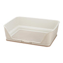 お掃除簡単ステップ壁付トイレ ワイド アイボリー メーカー直送▼返品・キャンセル不可【他商品との同時購入不可】