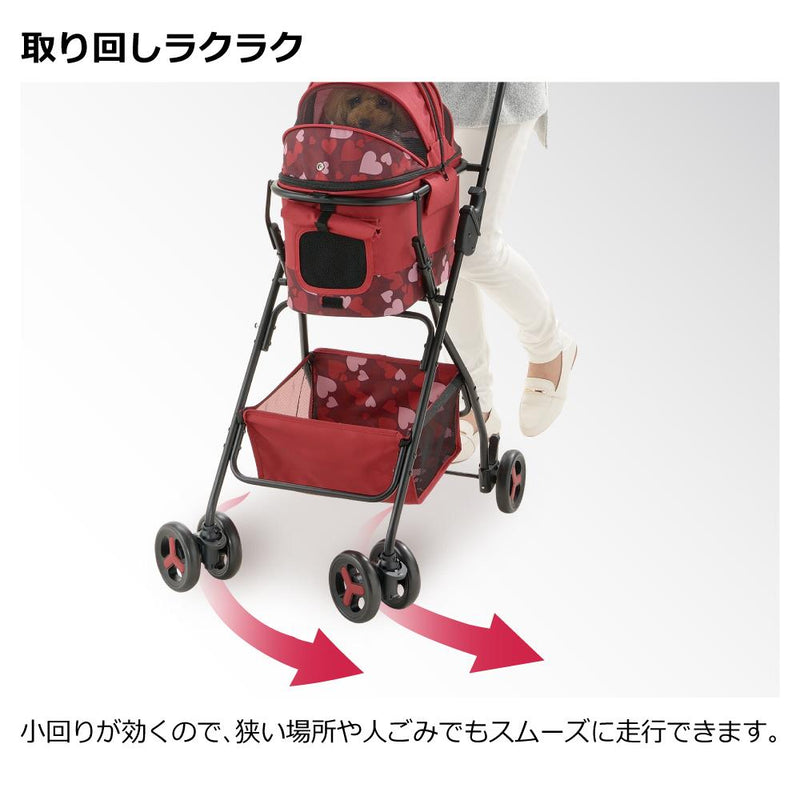 ペットカート ミニモ グレー メーカー直送▼返品・キャンセル不可【他商品との同時購入不可】