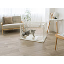 インテリアペットサークル 90-60屋根面 ホワイト メーカー直送 ▼返品・キャンセル不可【他商品との同時購入不可】