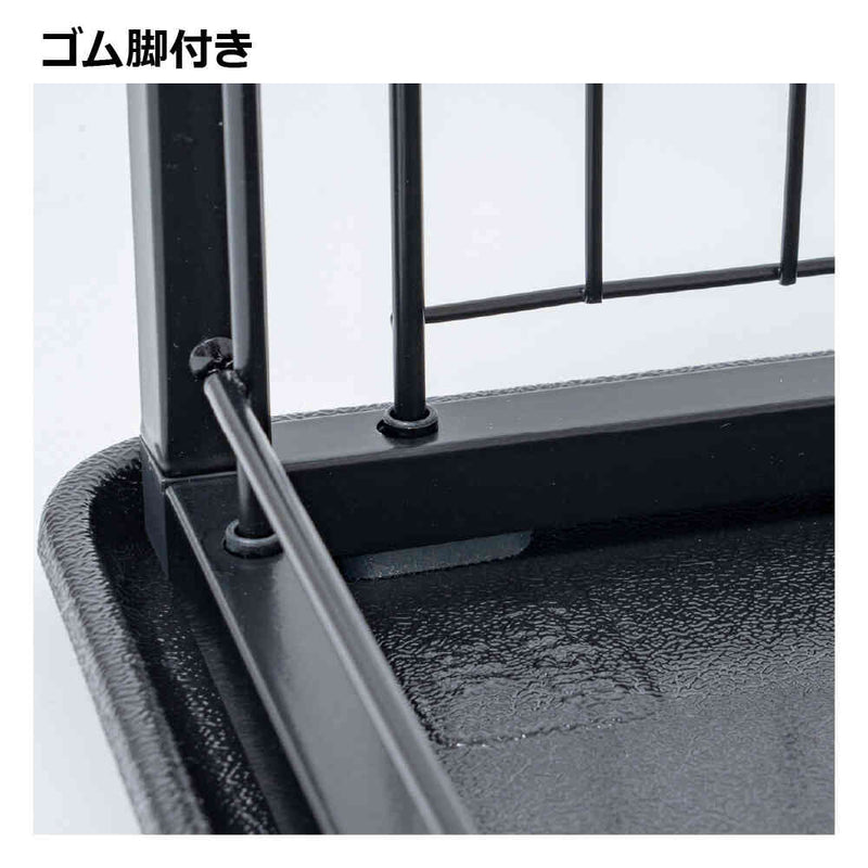 インテリアペットサークル 120-60 ブラック メーカー直送 ▼返品・キャンセル不可【他商品との同時購入不可】