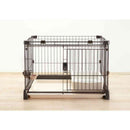 もっとお掃除簡単ペットサークル 90-60 ダークブラウン メーカー直送▼返品・キャンセル不可【他商品との同時購入不可】