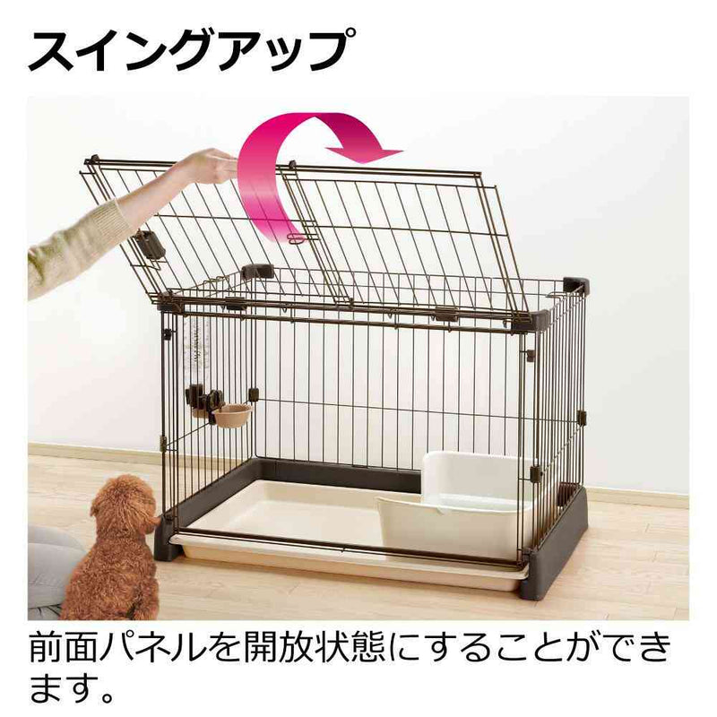 もっとお掃除簡単ペットサークル 120-60 アイボリー メーカー直送▼返品・キャンセル不可【他商品との同時購入不可】