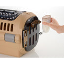 キャンピングキャリーファイン ダブルドア S ブラウン メーカー直送▼返品・キャンセル不可【他商品との同時購入不可】