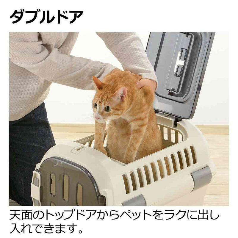 キャンピングキャリーファイン ダブルドア M ブルー メーカー直送▼返品・キャンセル不可【他商品との同時購入不可】