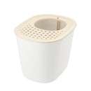 ラプレ 砂取りネコトイレ ホワイト メーカー直送▼返品・キャンセル不可【他商品との同時購入不可】