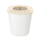 ラプレ 砂取りネコトイレ ホワイト メーカー直送▼返品・キャンセル不可【他商品との同時購入不可】