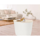 ラプレ 砂取りネコトイレ ホワイト メーカー直送▼返品・キャンセル不可【他商品との同時購入不可】