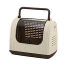 ラタンキャリー アイボリー メーカー直送▼返品・キャンセル不可【他商品との同時購入不可】