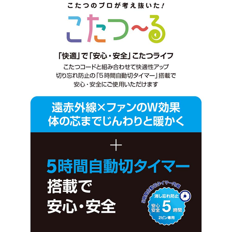 こたつ用取替ヒーター Q500T MSU-501HT(K) メーカー直送 ▼返品・キャンセル不可【他商品との同時購入不可】