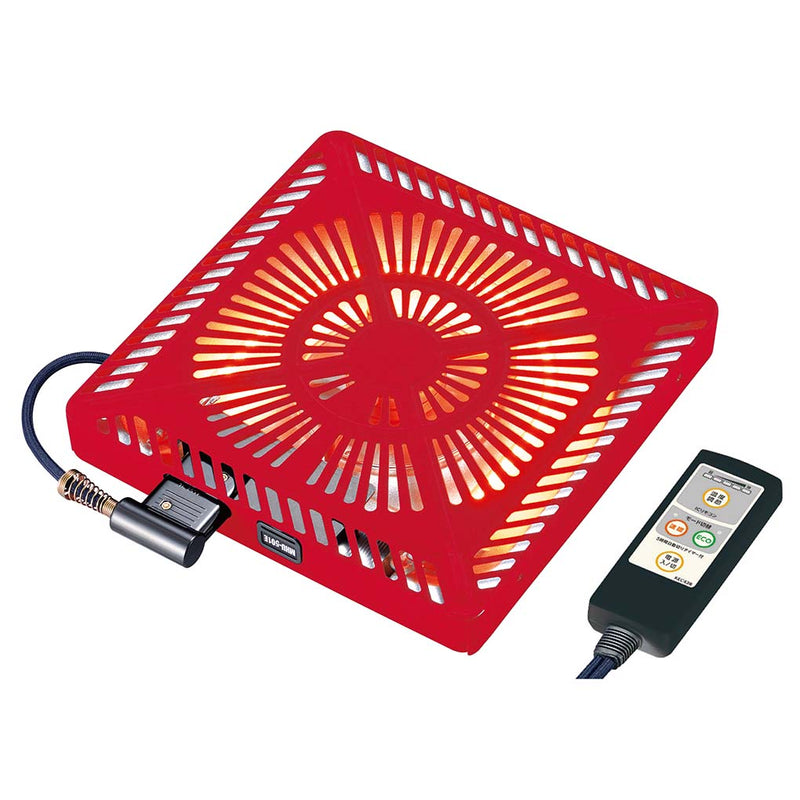 赤外線コタツ用ヒーター メトロレトロ MHU-501EC(K) メーカー直送 ▼返品・キャンセル不可【他商品との同時購入不可】