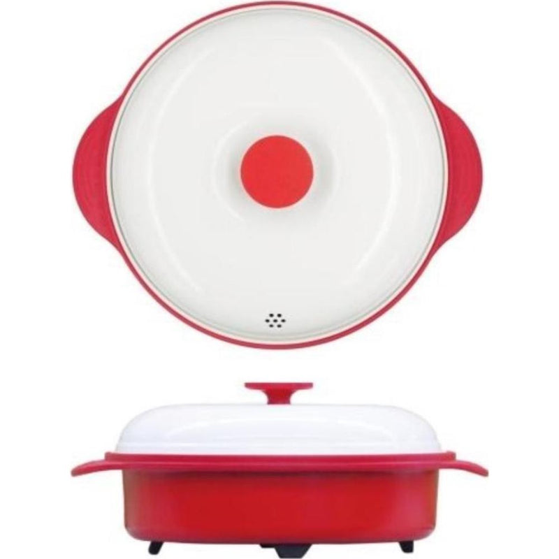 TKSM-34 TO-PLAN レンジで焼ケール深形 蒸しプレート付メーカー直送 ▼返品・キャンセル不可【他商品との同時購入不可】