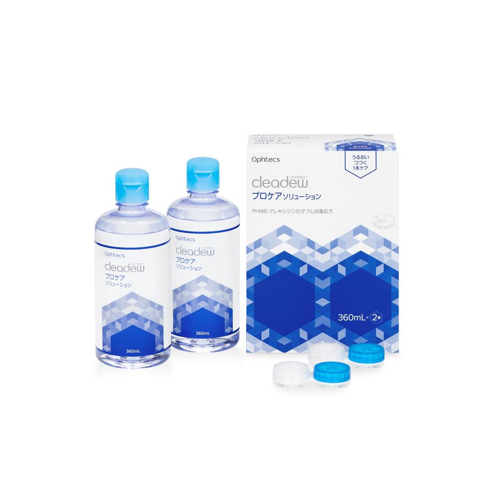 Quasi-drug] Oftex Clear Duplo Care Solution 360ml x 2 bottles