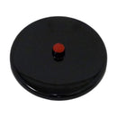 たつみや 湯蓋 つまみ付き 黒 76mm