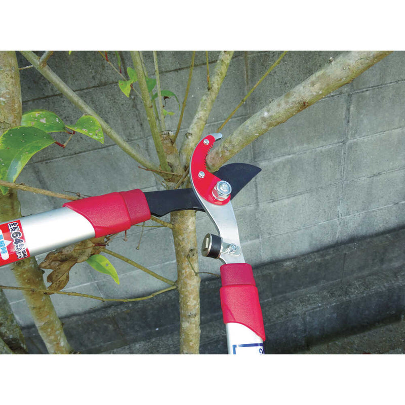 GS 刈込ハサミ（太枝切りタイプ） 新型アルミ柄 エッジ付伸縮 メーカー直送 ▼返品・キャンセル不可【他商品との同時購入不可】