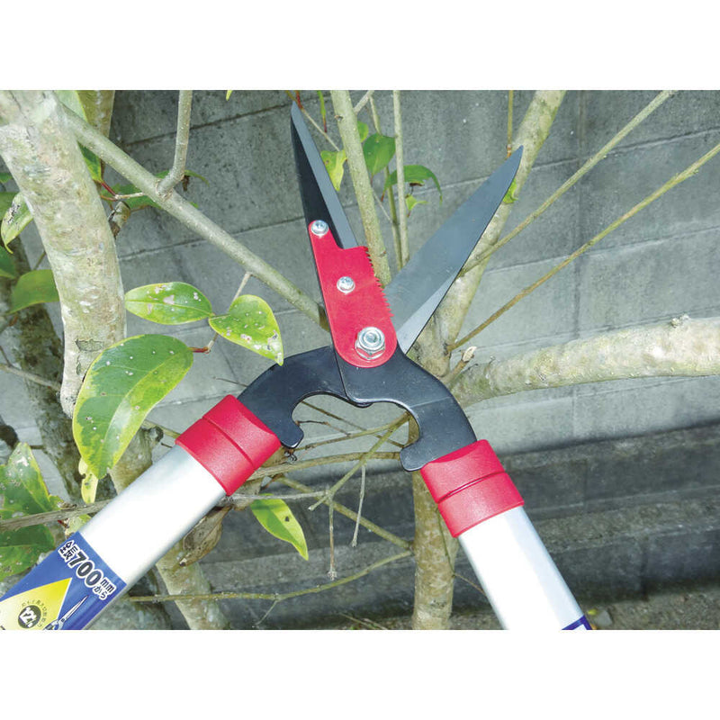 GS 刈込ハサミ（伸縮タイプ） 新型アルミ柄 エッジ付 メーカー直送 ▼返品・キャンセル不可【他商品との同時購入不可】
