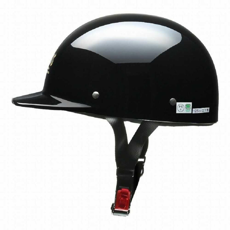 Lead Industries CROSS Half Helmet Black CR680 BK 1 piece