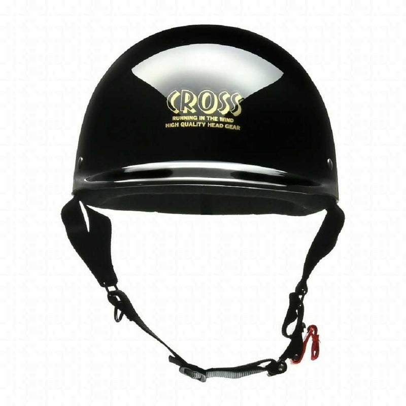 Lead Industries CROSS Half Helmet Black CR680 BK 1 piece