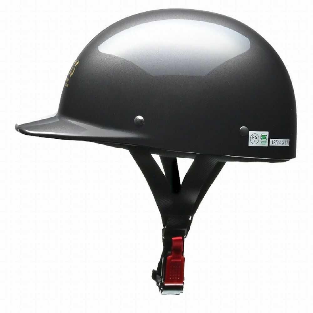リード工業 CROSSハーフヘルメット ガンメタリック CR680 GM 1個