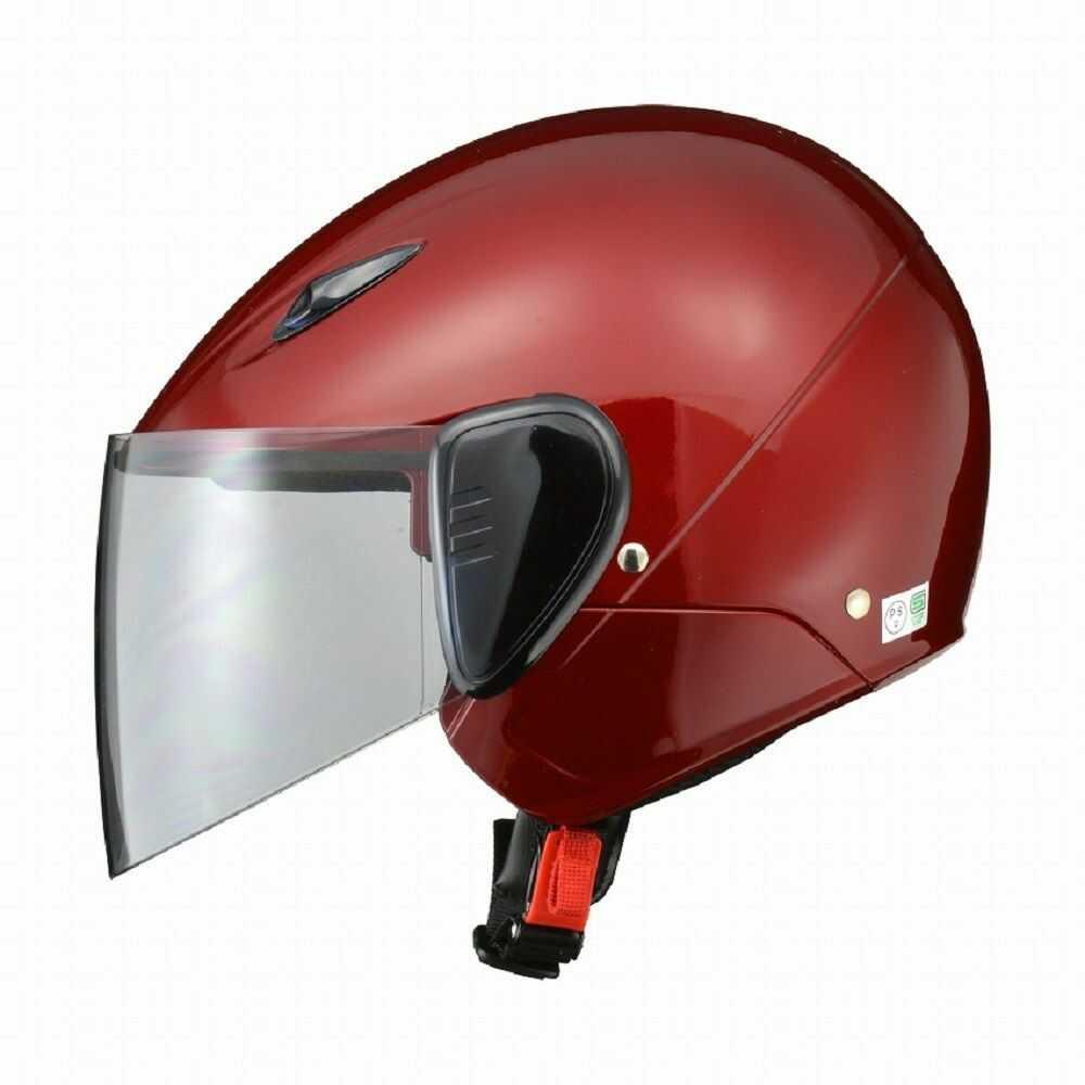 新品未使用　スモール　ジェット　ヘルメット メタ赤ゴールドフレア スプルースオリジナル塗装商品広島東洋カープ球団応援ジェット