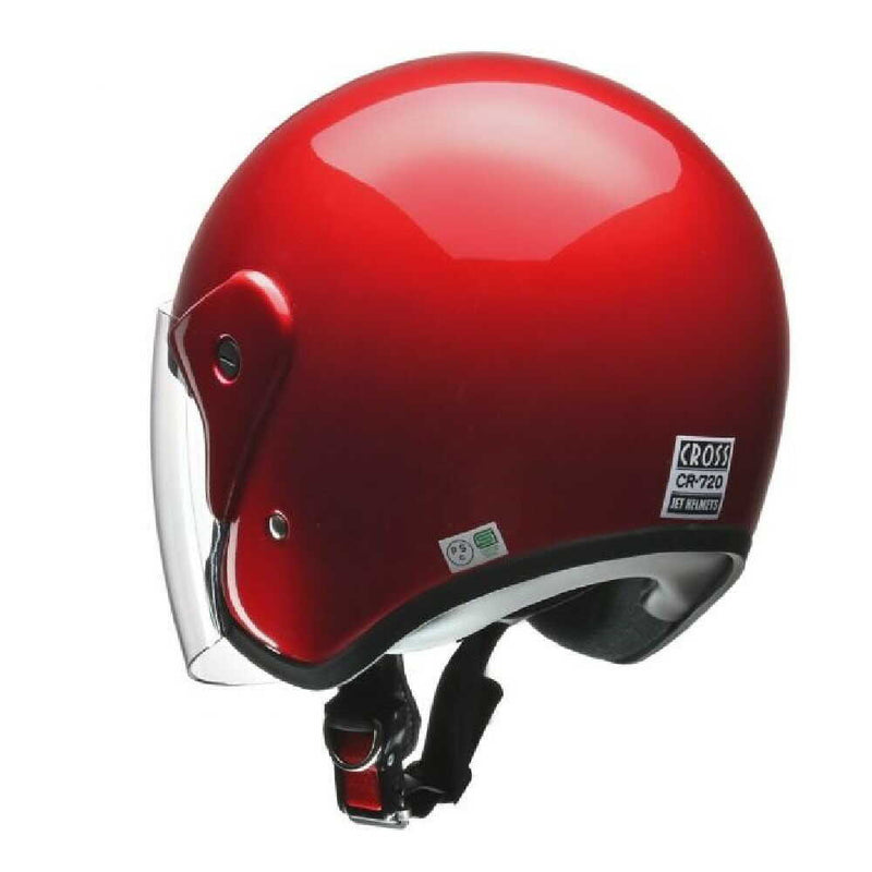 リ－ド工業 CROSS ジェットヘルメット キャンディレッド フリ－ CR720CRE