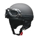 リ－ド工業 ビンテ－ジヘルメット マットブラック フリ－ CR750MATBK