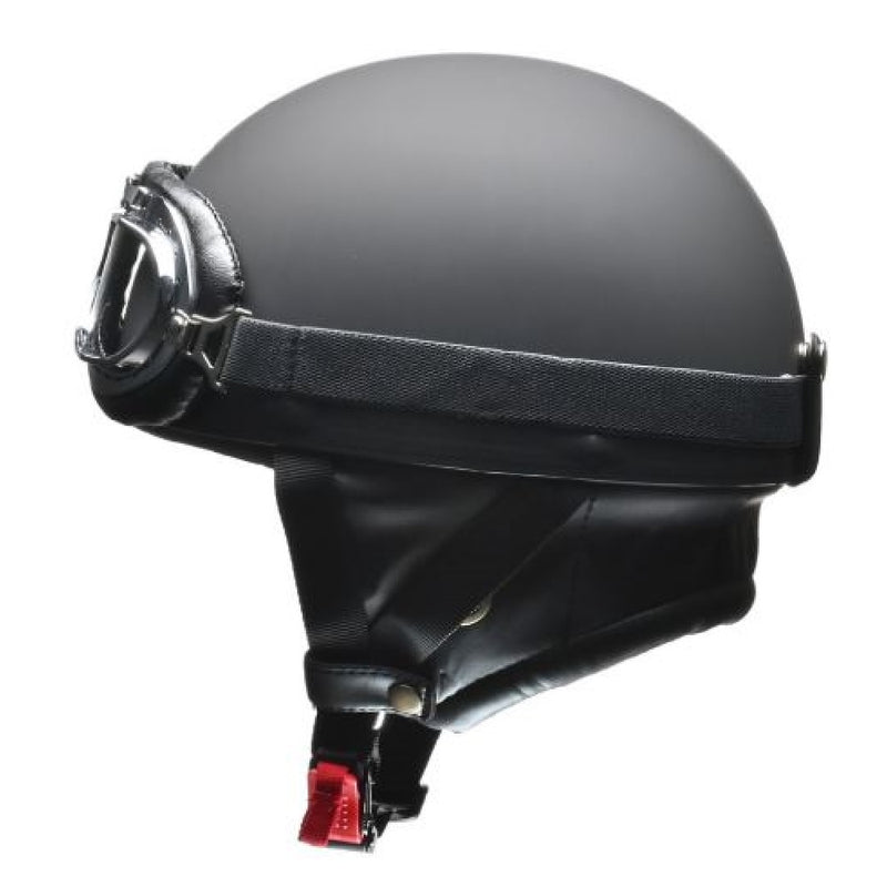 リ－ド工業 ビンテ－ジヘルメット マットブラック フリ－ CR750MATBK