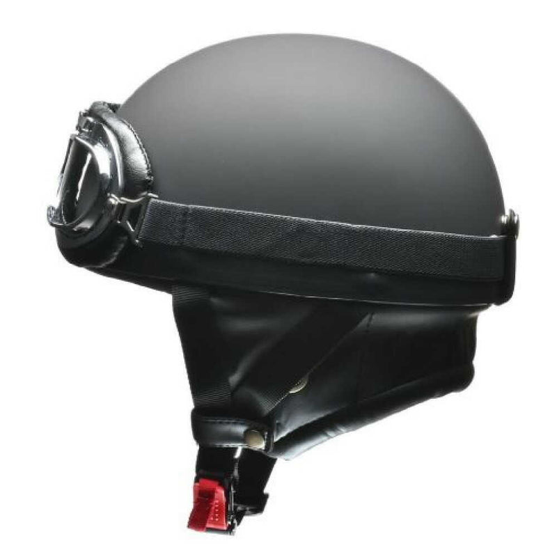 リ－ド工業 ビンテ－ジヘルメット マットブラック フリ－ CR750MATBK