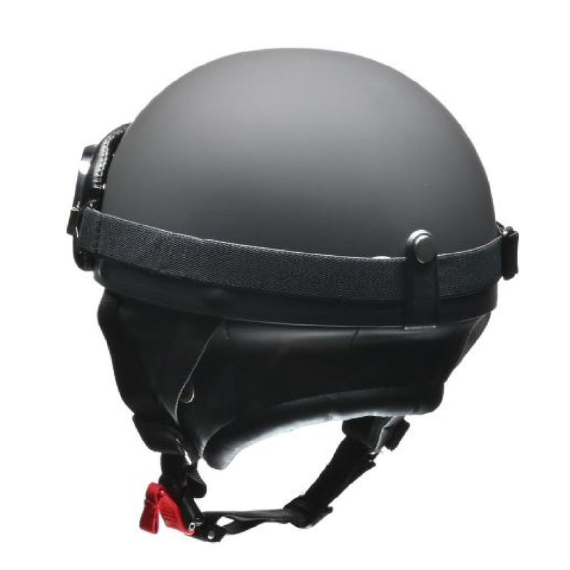 リ－ド工業 ビンテ－ジヘルメット マットブラック フリ－ CR750MATBK