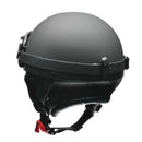 リ－ド工業 ビンテ－ジヘルメット マットブラック フリ－ CR750MATBK