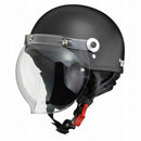 Reed Industries CROSS Half Helmet with Bubble Shield Half Matte Black CR760 MATBK 1 Piece