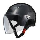 リ－ド工業 シ－ルド付ハ－フヘルメットBKーLL RE41BKLL