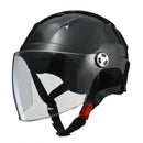 リ－ド工業 シ－ルド付ハ－フヘルメットBKーLL RE41BKLL