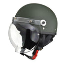 リ－ド工業 バブルシ－ルド付ハーフヘルメット マットグレ－ フリ－ CR760MATGR