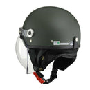 リ－ド工業 バブルシ－ルド付ハーフヘルメット マットグレ－ フリ－ CR760MATGR