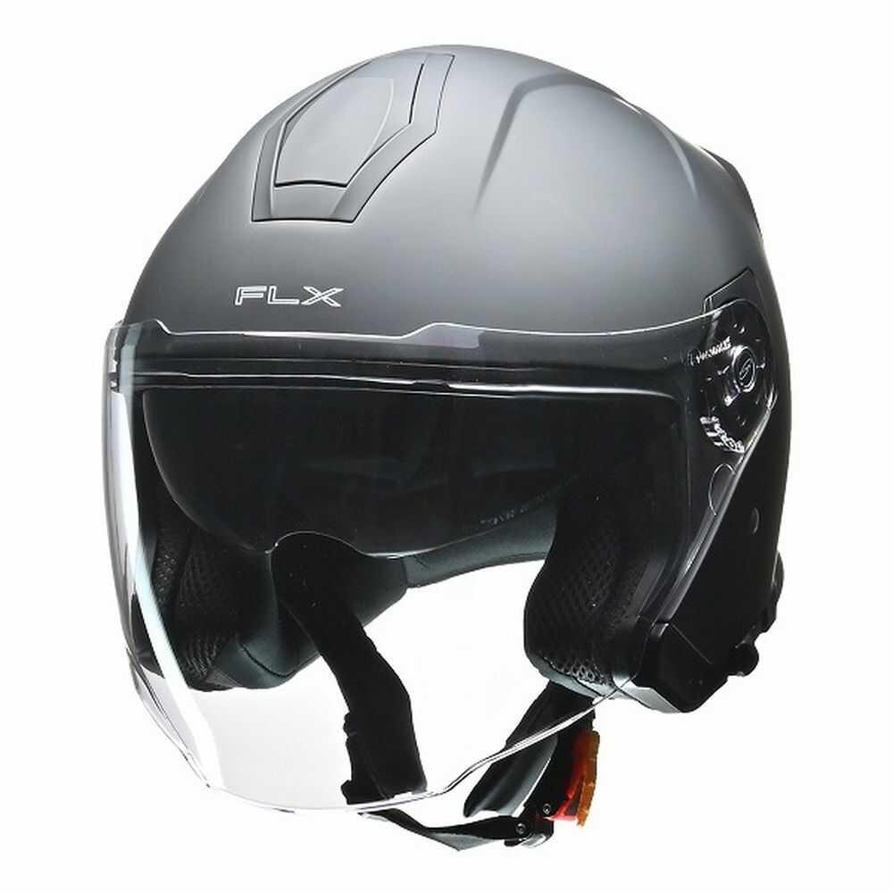 期間限定お買い得商品 |  通販 リード工業 FLXジェットヘルメットマットブラックーLL セキュリティ・セーフティ