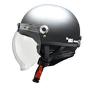 リ－ド工業 バブルシ－ルド付ハーフヘルメット マットガンメタリック LL CR761MATGMLL