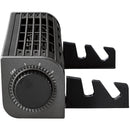 ELECOM USB扇風機 多機能タイプ ブラック メーカー直送 ▼返品・キャンセル不可【他商品との同時購入不可】