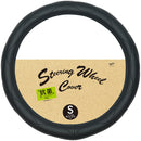 Nishiki Sangyo 方向盘套抗菌皮革被子 S 黑色 KO5445