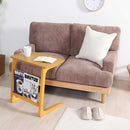 サイドテーブル　マガジンラック付　ルレーヴェ　10632　メーカー直送 ▼返品・キャンセル不可【他商品との同時購入不可】