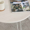 ローテーブル 丸60 WHW 10859 メーカー直送 ▼返品・キャンセル不可【他商品との同時購入不可】